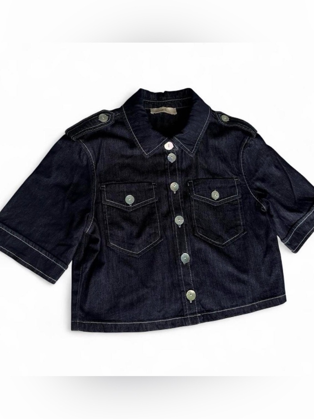 Women's Cropped Denim Jacket